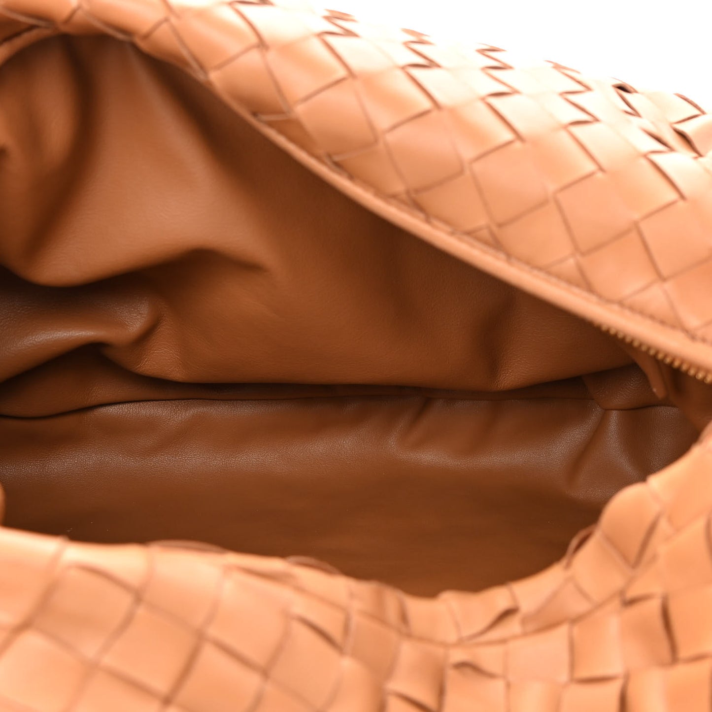 Nappa Intrecciato Small Jodie Caramel