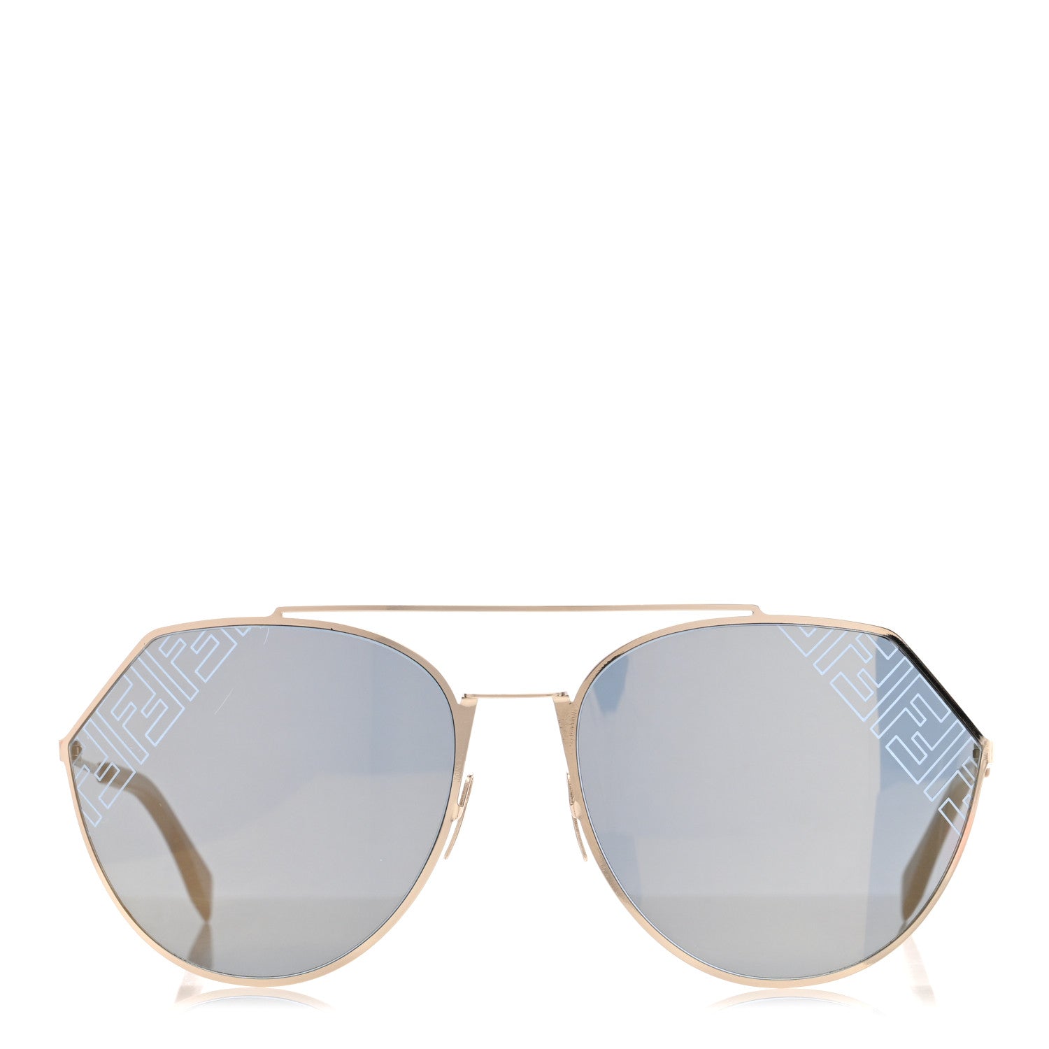 Fendi Metal Aviator Sunglasses FFM0074 Gold 2 of 7