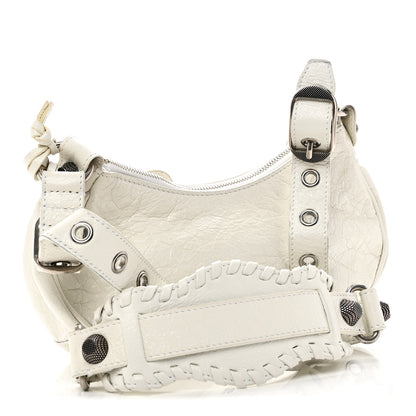 Balenciaga Agneau Arena Le Cagole Shoulder Bag XS Optic White 4 of 11