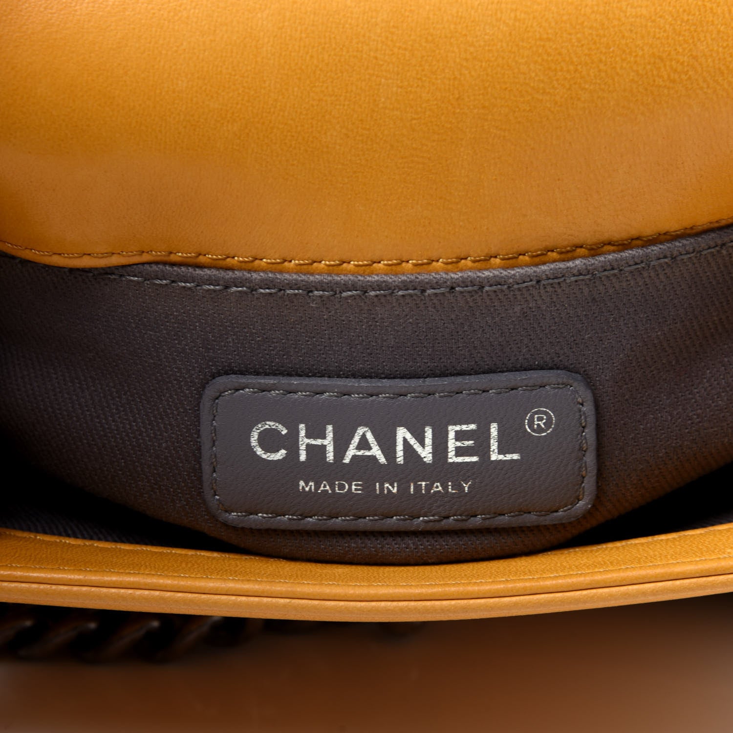 Chanel Velvet Quilted Mini Boy Flap Yellow 6 of 11