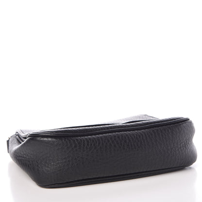 Gucci Pebbled Calfskin Small Soho Flap Crossbody Black 4 of 10