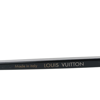 Louis Vuitton Acetate Metal LV Signature Round Duo Sunglasses Z2532U Black 5 of 7