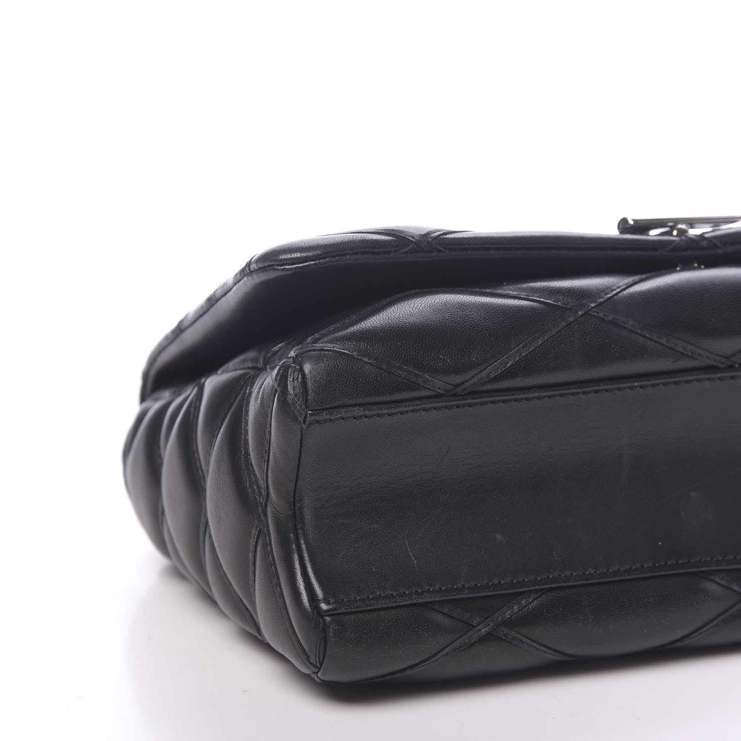 Louis Vuitton Lambskin Malletage GO-14 MM Black 7 of 12