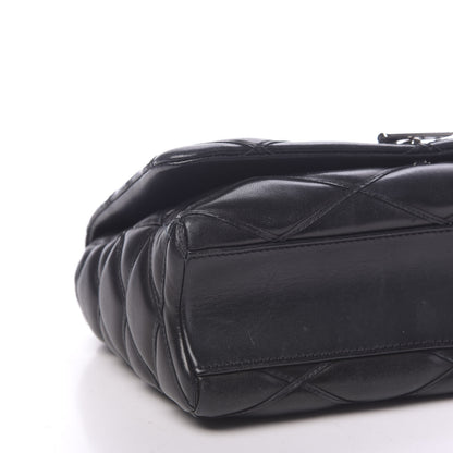 Louis Vuitton Lambskin Malletage GO-14 MM Black 7 of 12