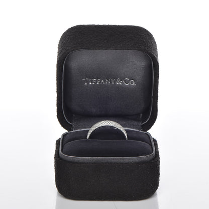 Tiffany 18K White Gold Diamond Metro Five Row Ring 6.5 6 of 6