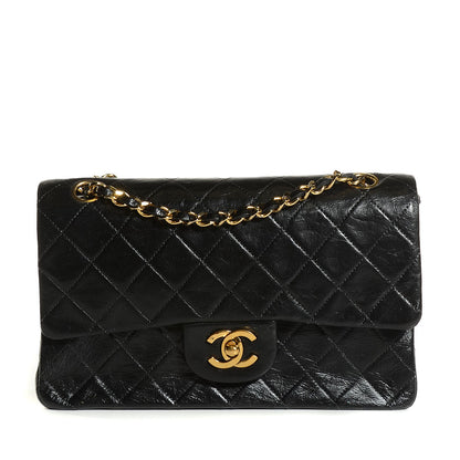Chanel Lambskin Quilted Small Double Flap Black 1 of 9
