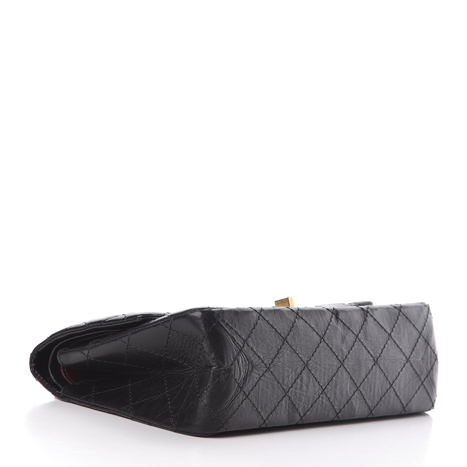 Chanel Aged Calfskin Quilted 2.55 Reissue 225 Flap Black 4 of 10