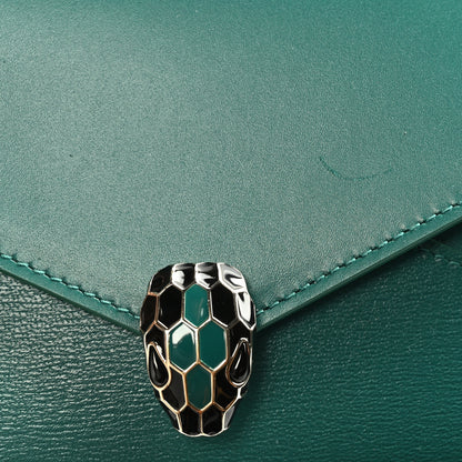 Bulgari Calfskin Serpenti Forever Wristlet Wallet Emerald Green 8 of 8