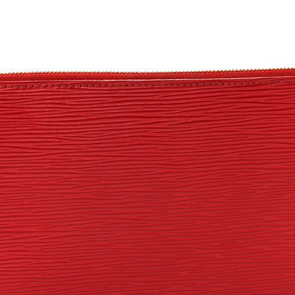 Louis Vuitton Epi Pochette Accessories 21 Castillan Red 8 of 12