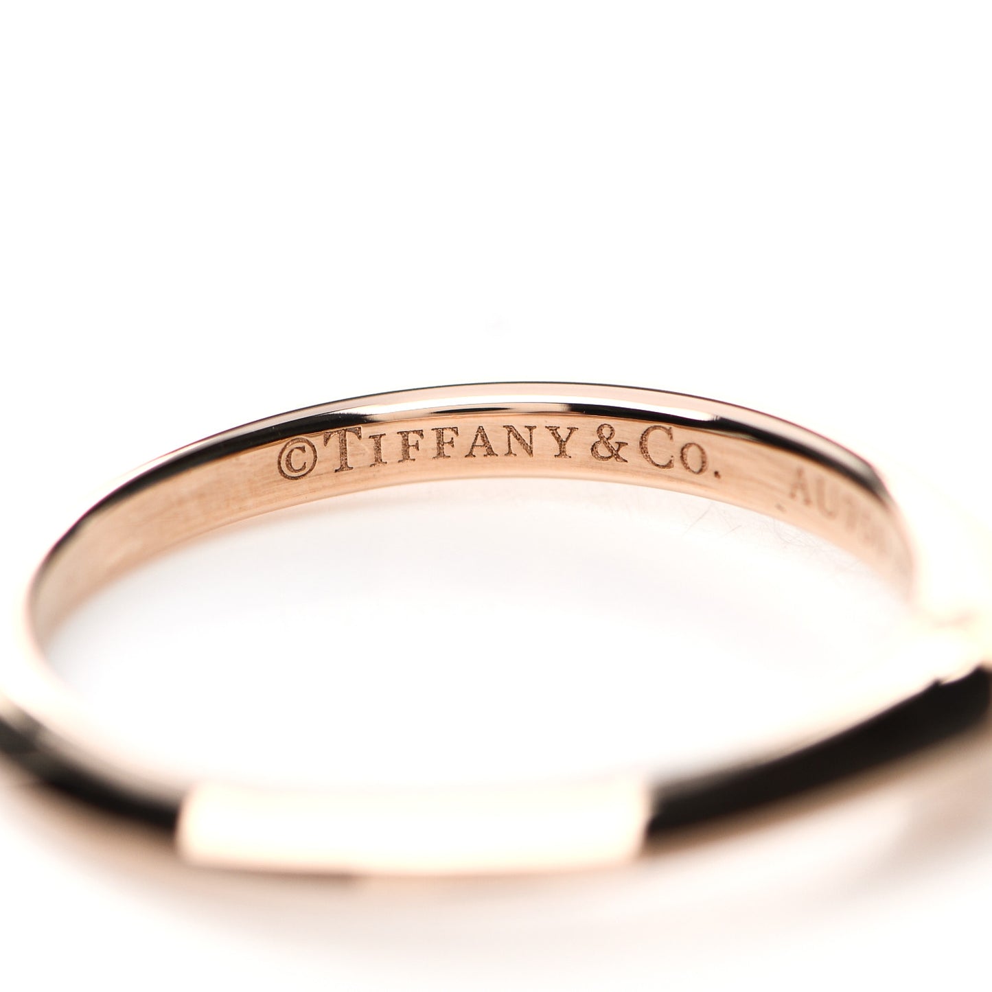 Platinum 18K Rose Gold Diamond .16ct Solitaire Engagement Ring 50 5.25