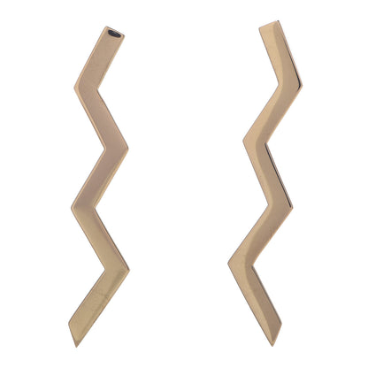 Tiffany 18K Yellow Gold Paloma Picasso Zig Zag Earrings 1 of 6