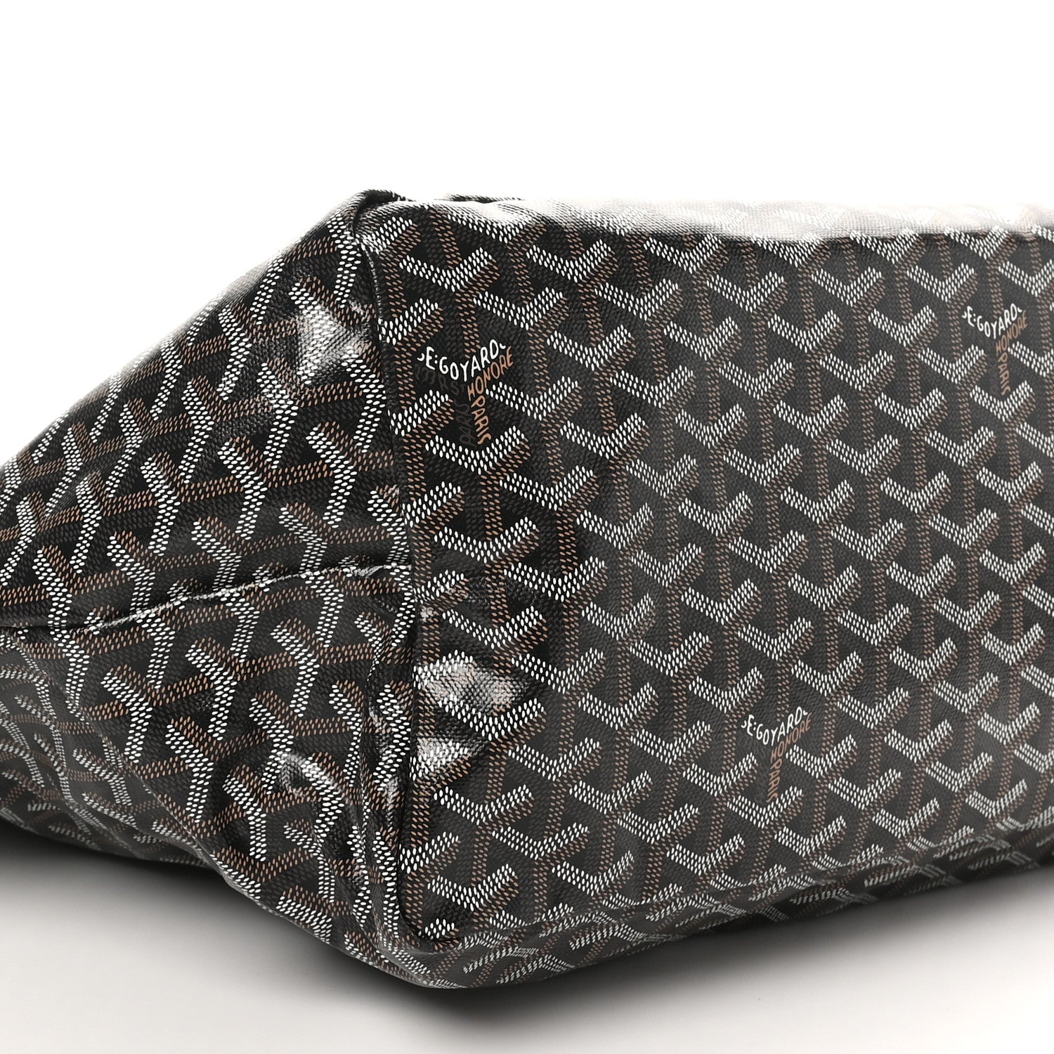 Goyard Goyardine Saint Louis GM Black Gold 10 of 11