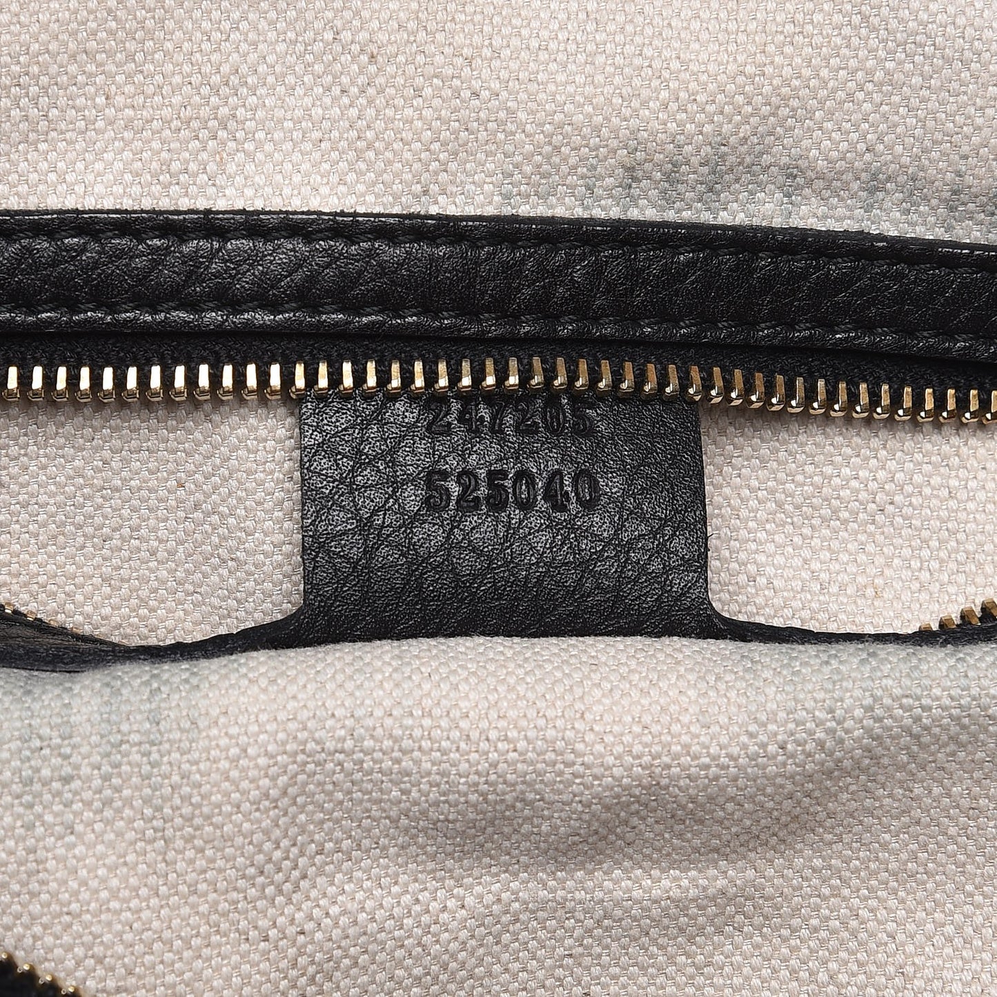 Calfskin Vintage Web Medium Boston Black