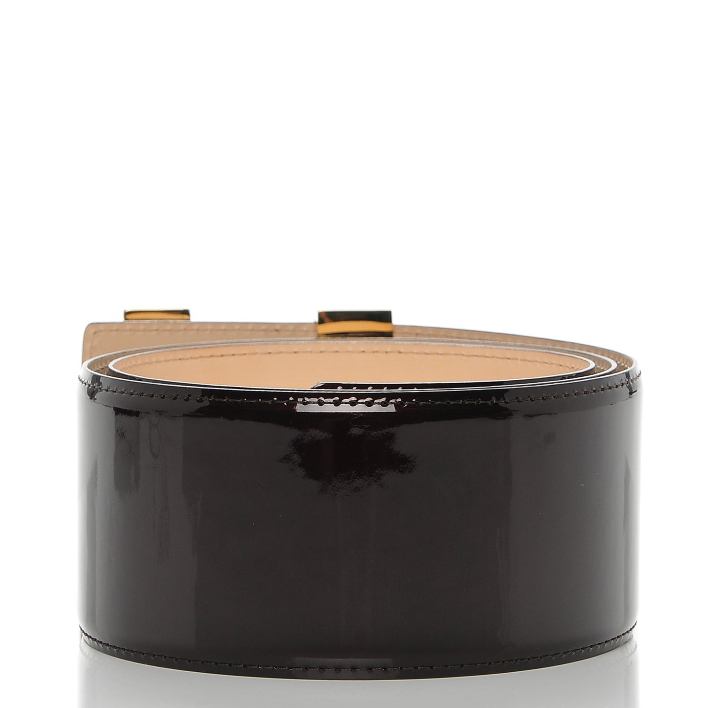 Patent LV Facettes Belt 85 34 Amarante