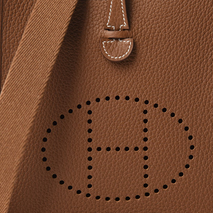 Hermes Taurillon Clemence Evelyne TPM Gold 10 of 11