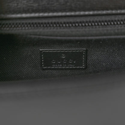 Gucci Azalea Calfskin Web Monochrome Horsebit 1955 Shoulder Bag Black 6 of 11