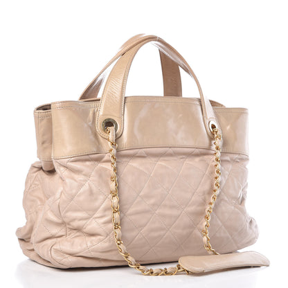 Chanel Iridescent Calfskin Large In the Mix Tote Beige 3 of 10