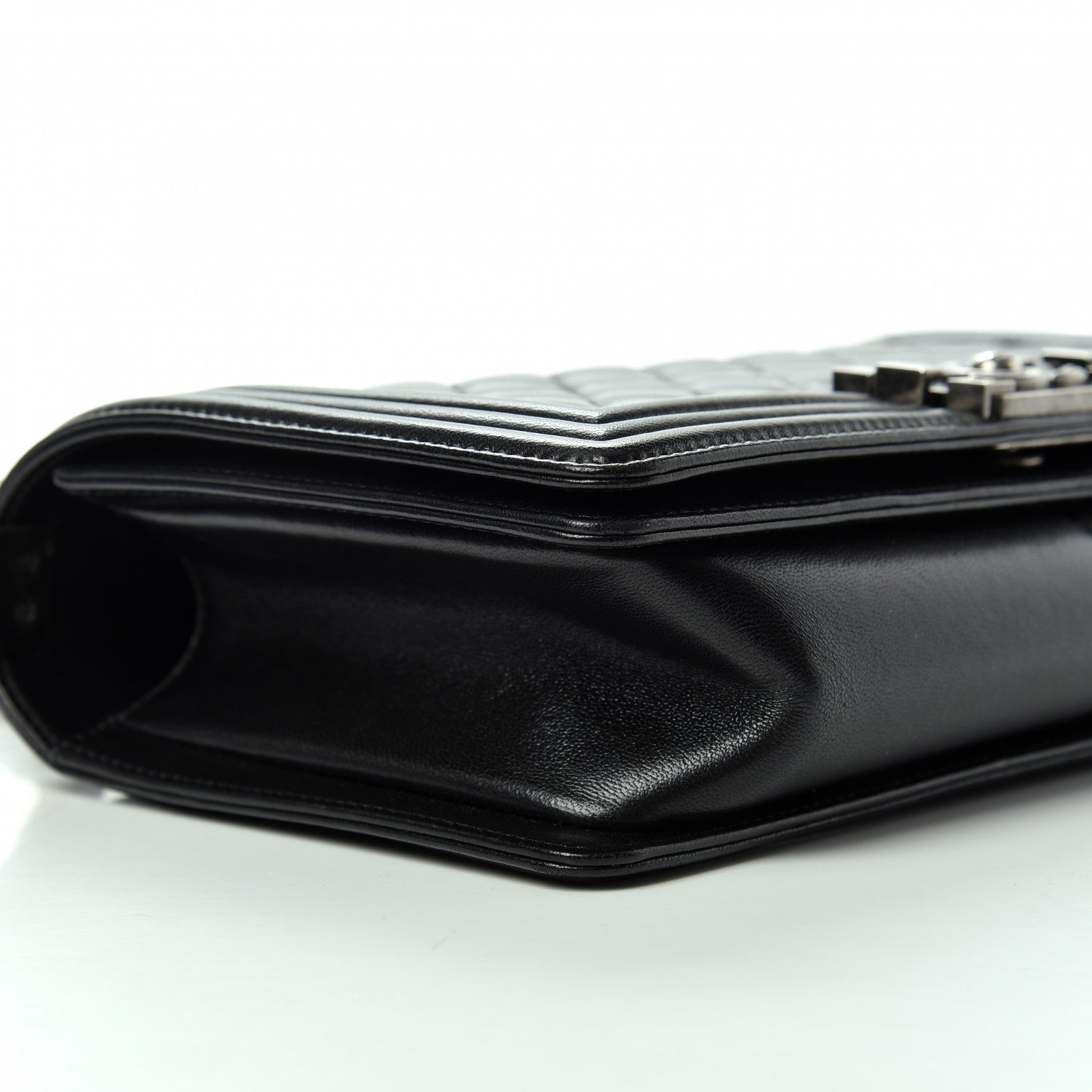 Chanel Lambskin Quilted Medium Boy Flap Black 6 of 11
