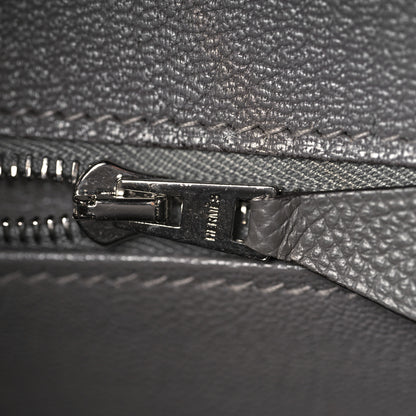 Hermes Epsom Birkin Sellier 25 Etain 20 of 35