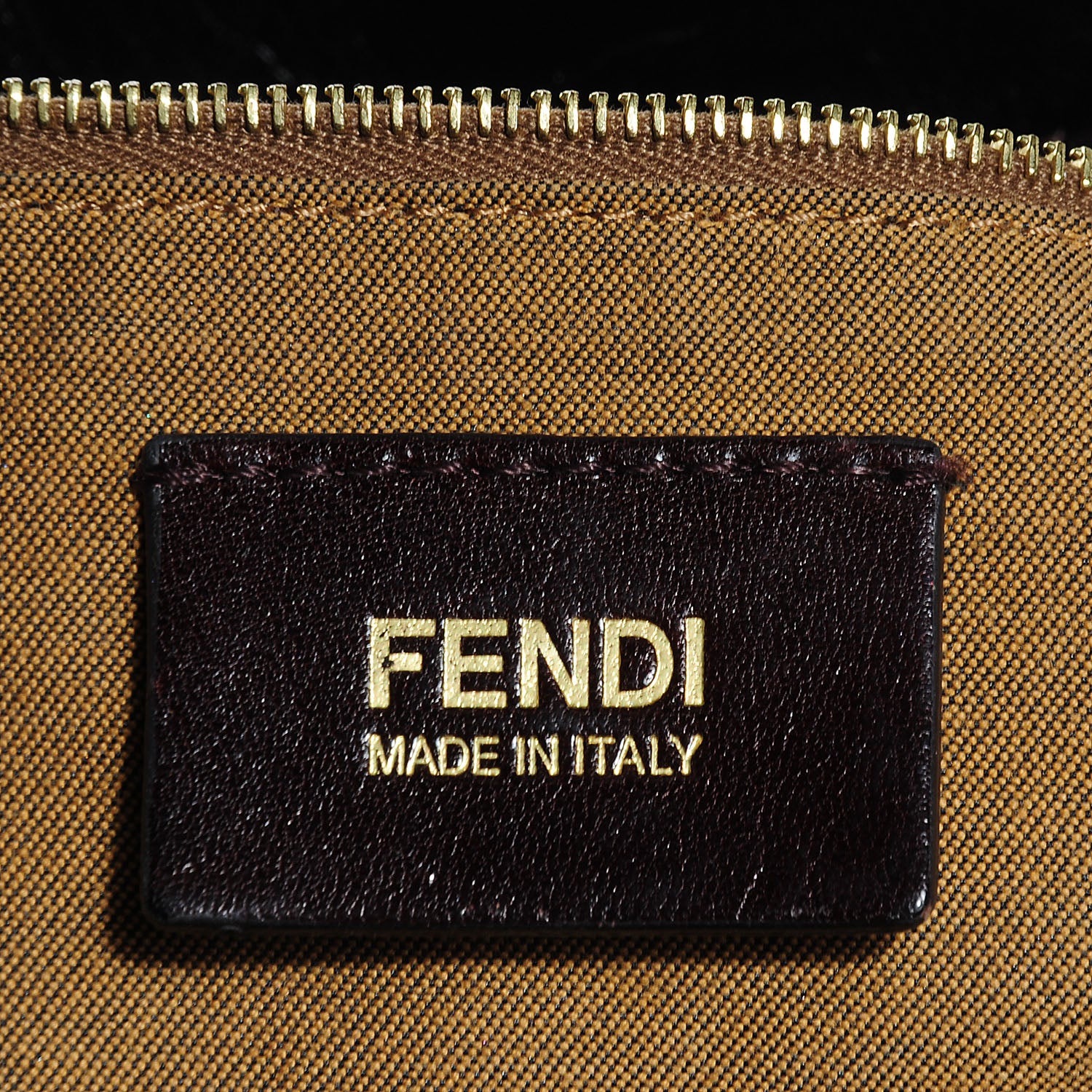 Fendi Zucca Large Chef Shopper Tote Tobacco 9 of 10