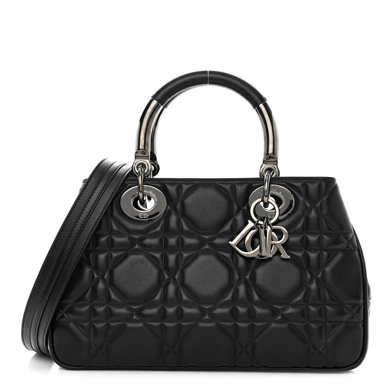 Christian Dior Lambskin Cannage The Lady 95.22 Black 1 of 11