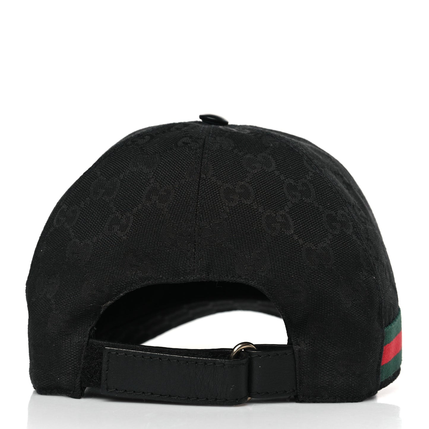 Monogram Web Baseball Hat L Black