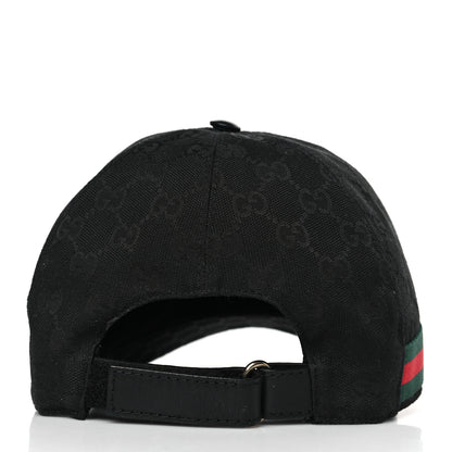 Gucci Monogram Web Baseball Hat L Black 5 of 8