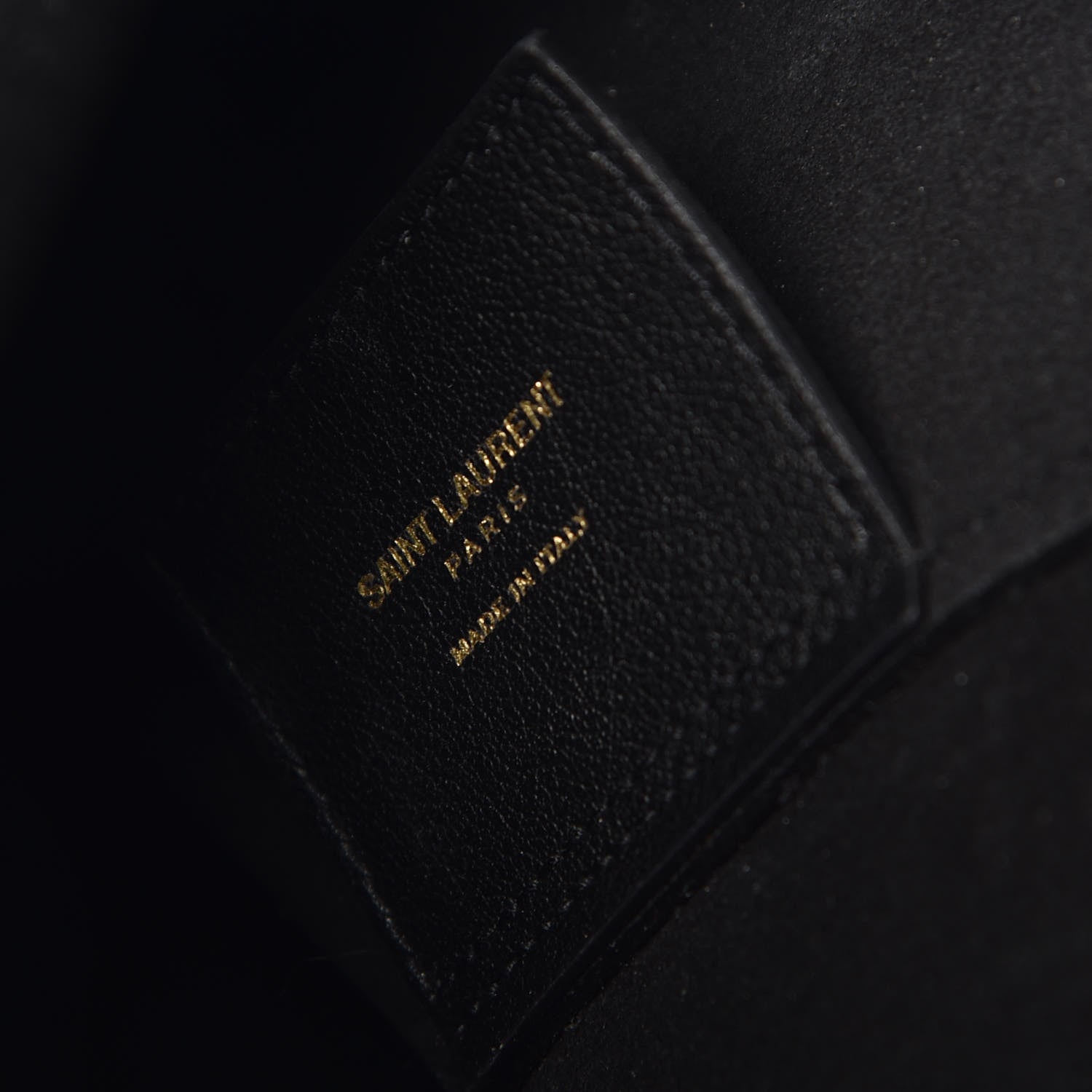 Saint Laurent Calfskin Large Shopping Tote Black 8 of 11