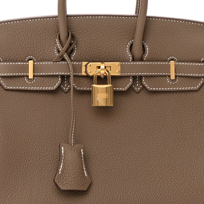 Hermes Togo Birkin 25 Etoupe 7 of 10