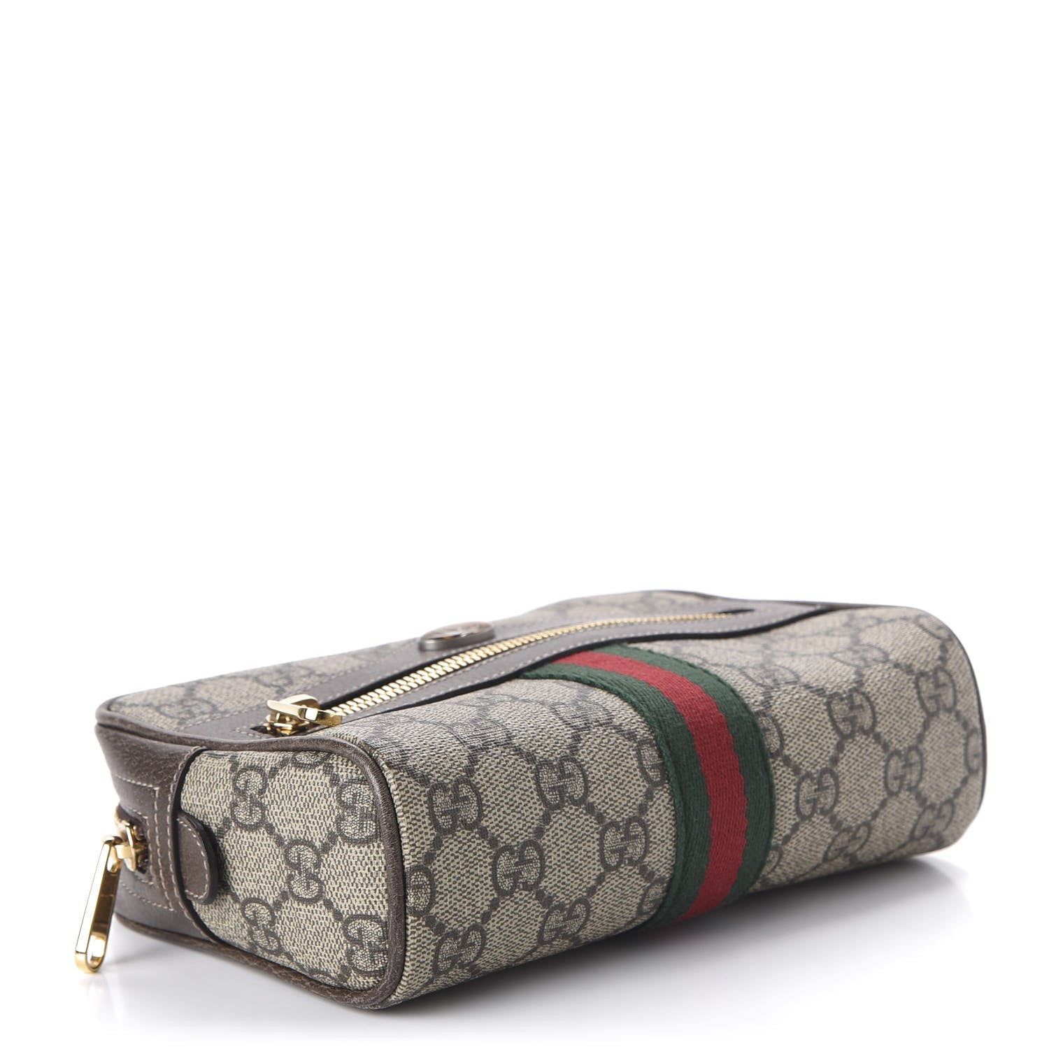 Gucci GG Supreme Monogram Web Small Ophidia Belt Bag 85 34 Dark Brown 4 of 10