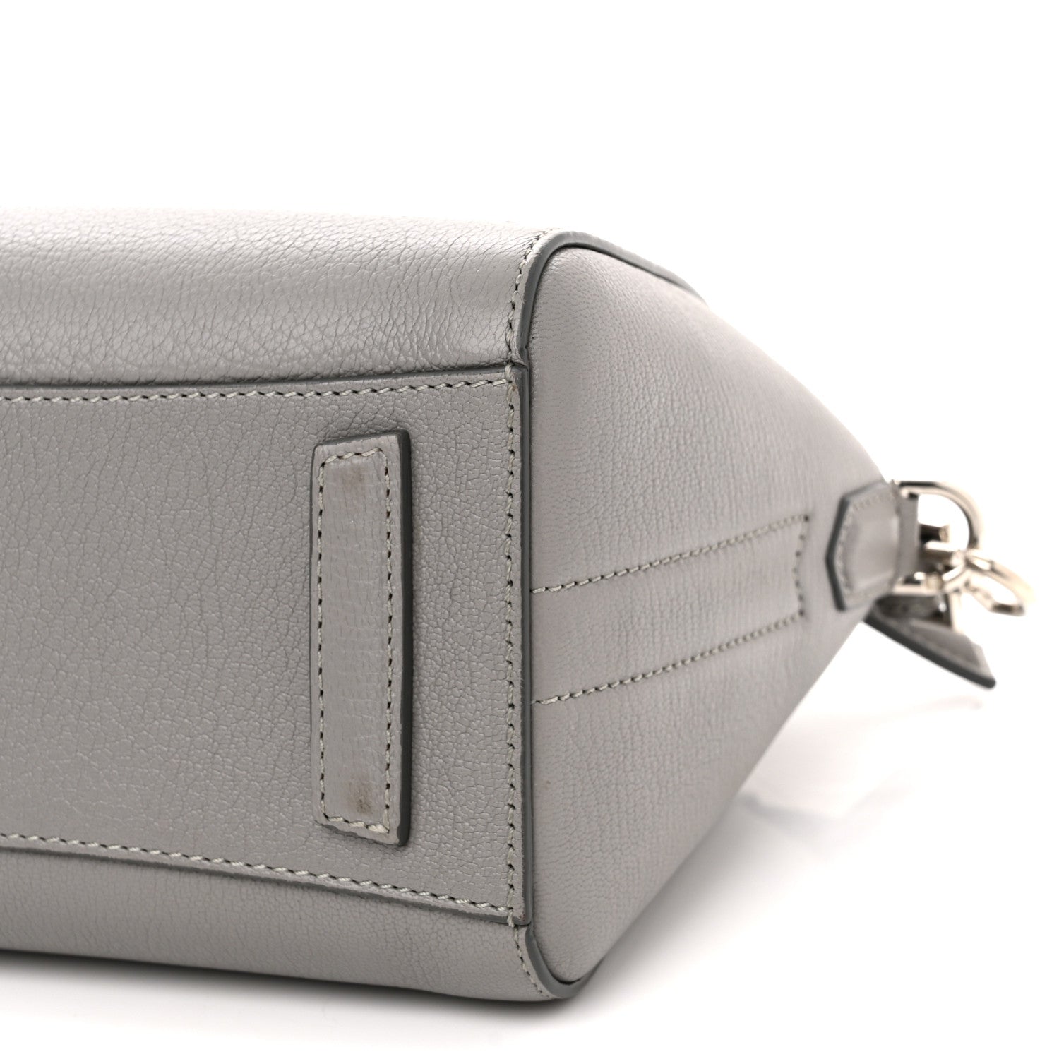 Givenchy Sugar Goatskin Mini Antigona Pearl Grey 10 of 11
