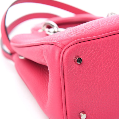 Christian Dior Bullcalf Small Diorissimo Tote Pink Red 8 of 12