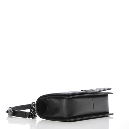 Chanel Caviar Quilted Medium Boy Flap So Black 4 of 9