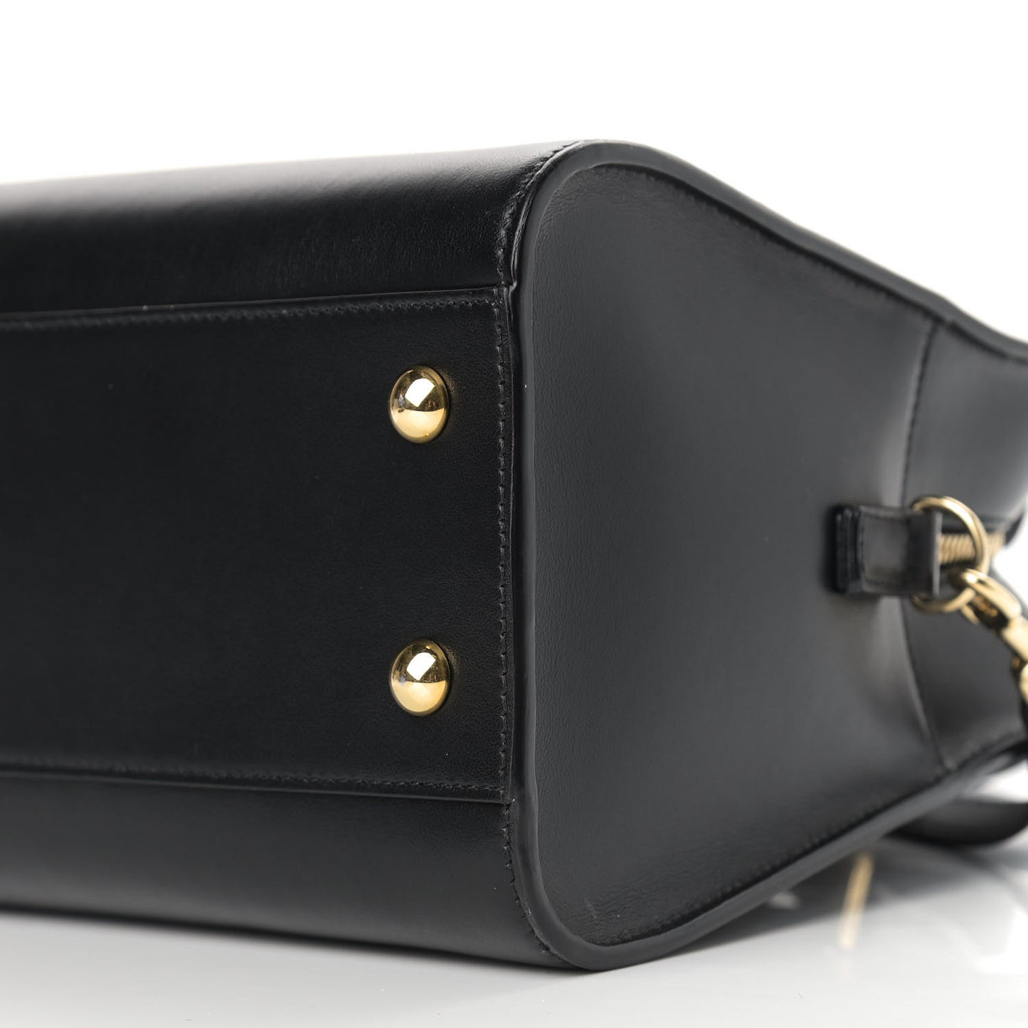 Calfskin Monogram Baby Cabas Black
