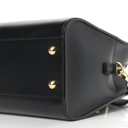 Saint Laurent Calfskin Monogram Baby Cabas Black 10 of 12