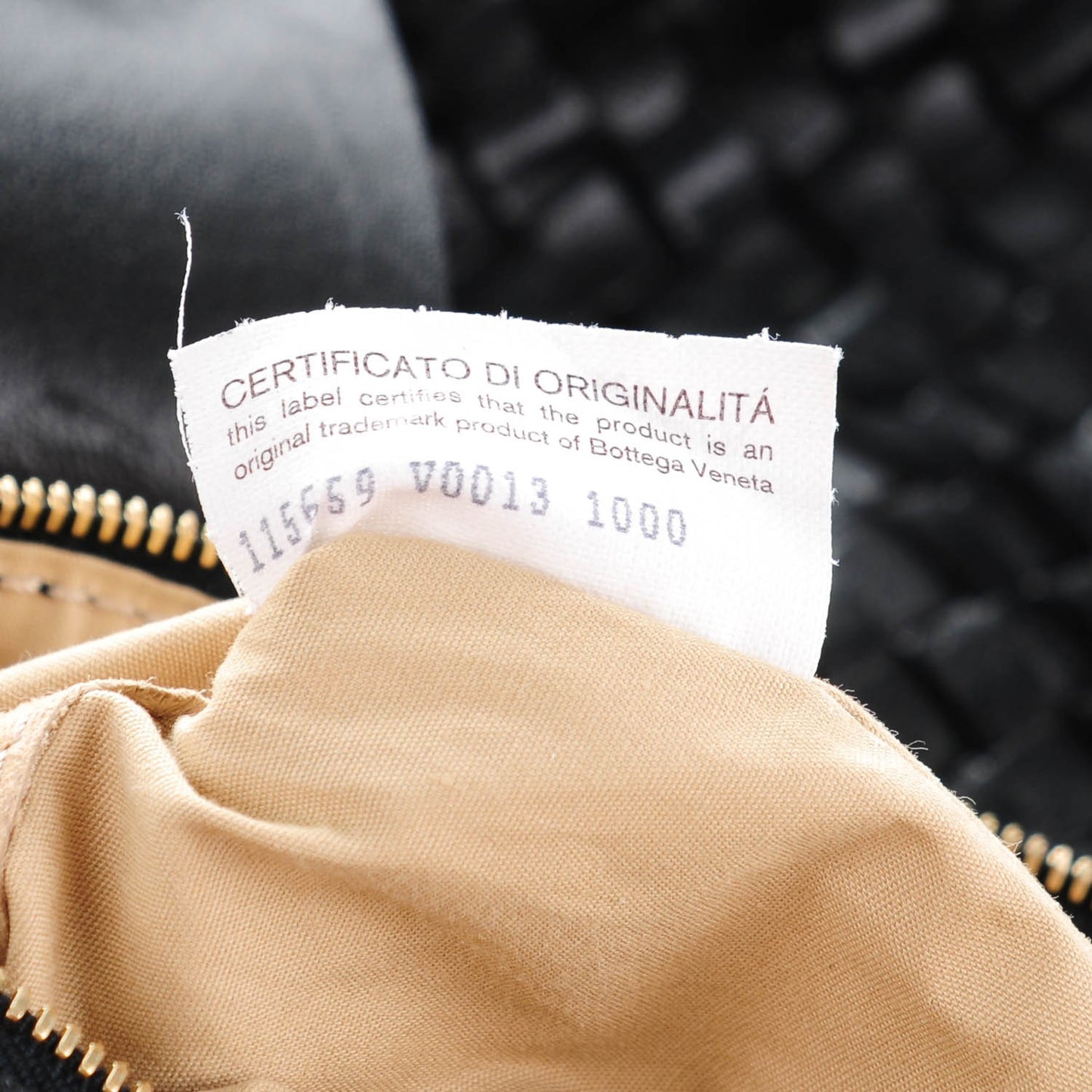 Nappa Intrecciato Satchel Nero Black