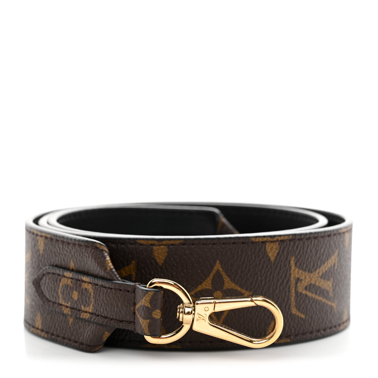 Louis Vuitton Monogram Bandouliere Shoulder Strap Black 1 of 5
