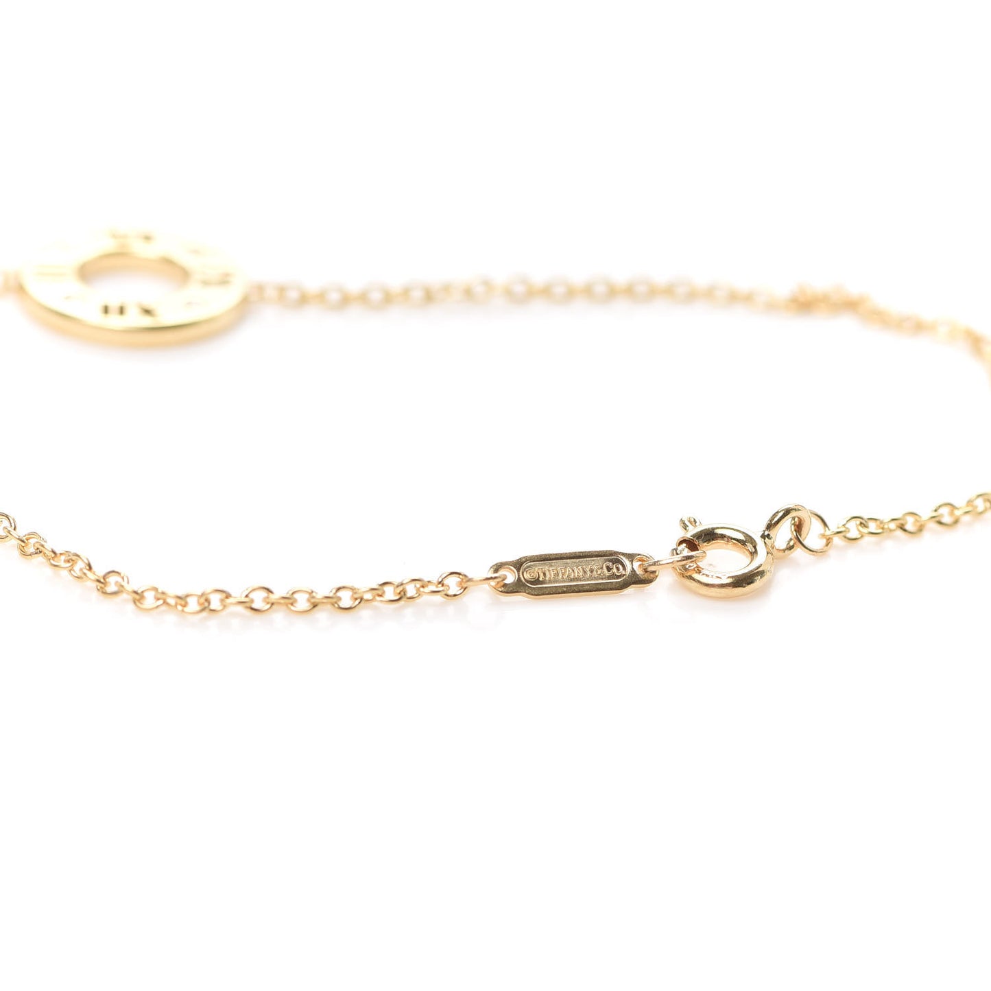 18K Yellow Gold Diamond Atlas Pierced Bracelet