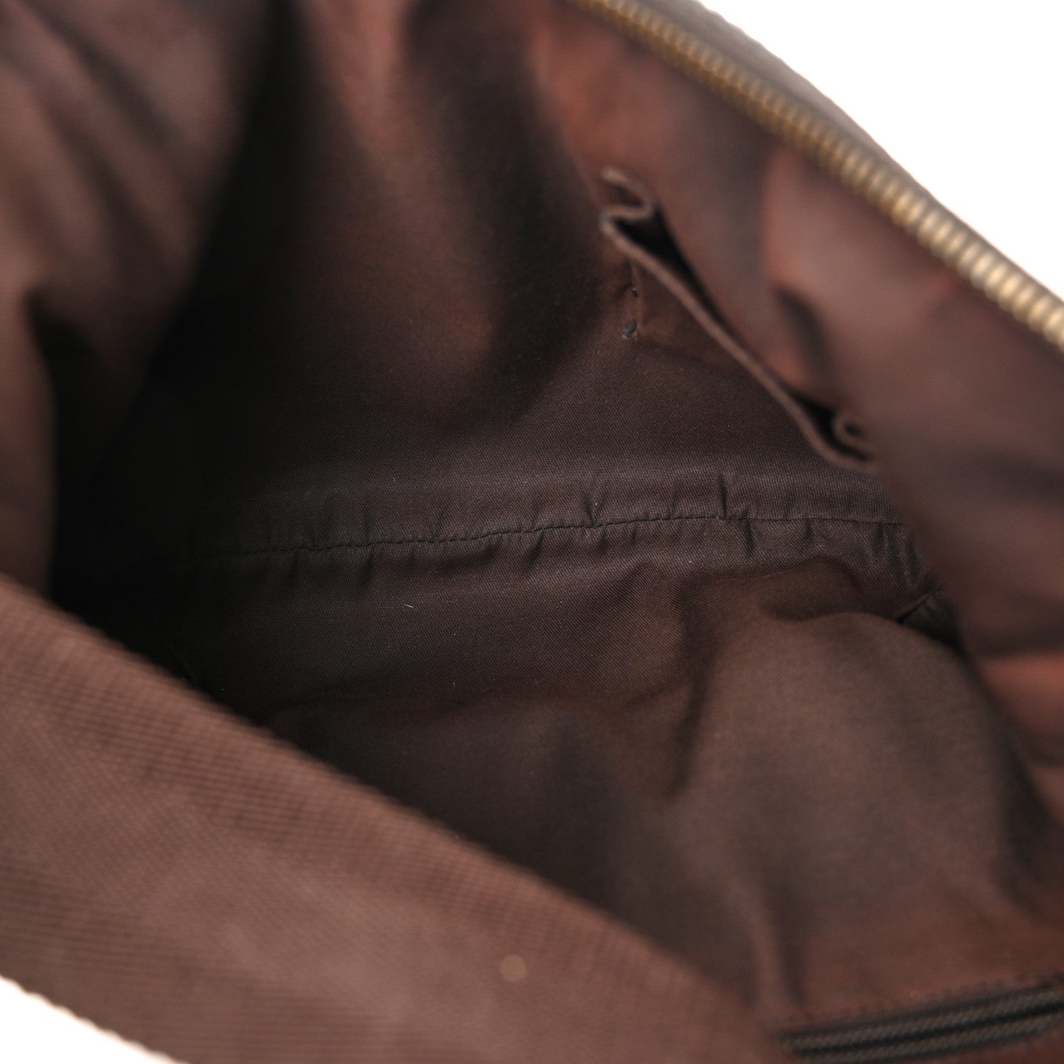 Gucci Monogram Medium Half Moon Hobo Dark Brown 5 of 12