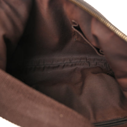 Gucci Monogram Medium Half Moon Hobo Dark Brown 5 of 12