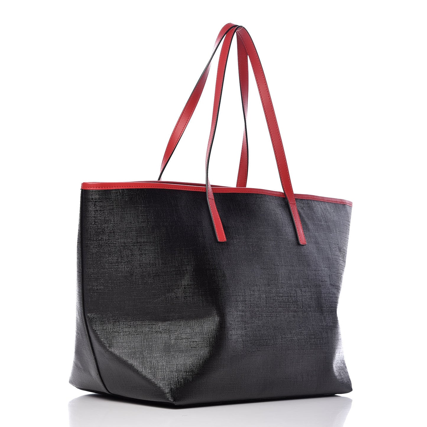 Coated Canvas Vintage 90's Logo Tote Black