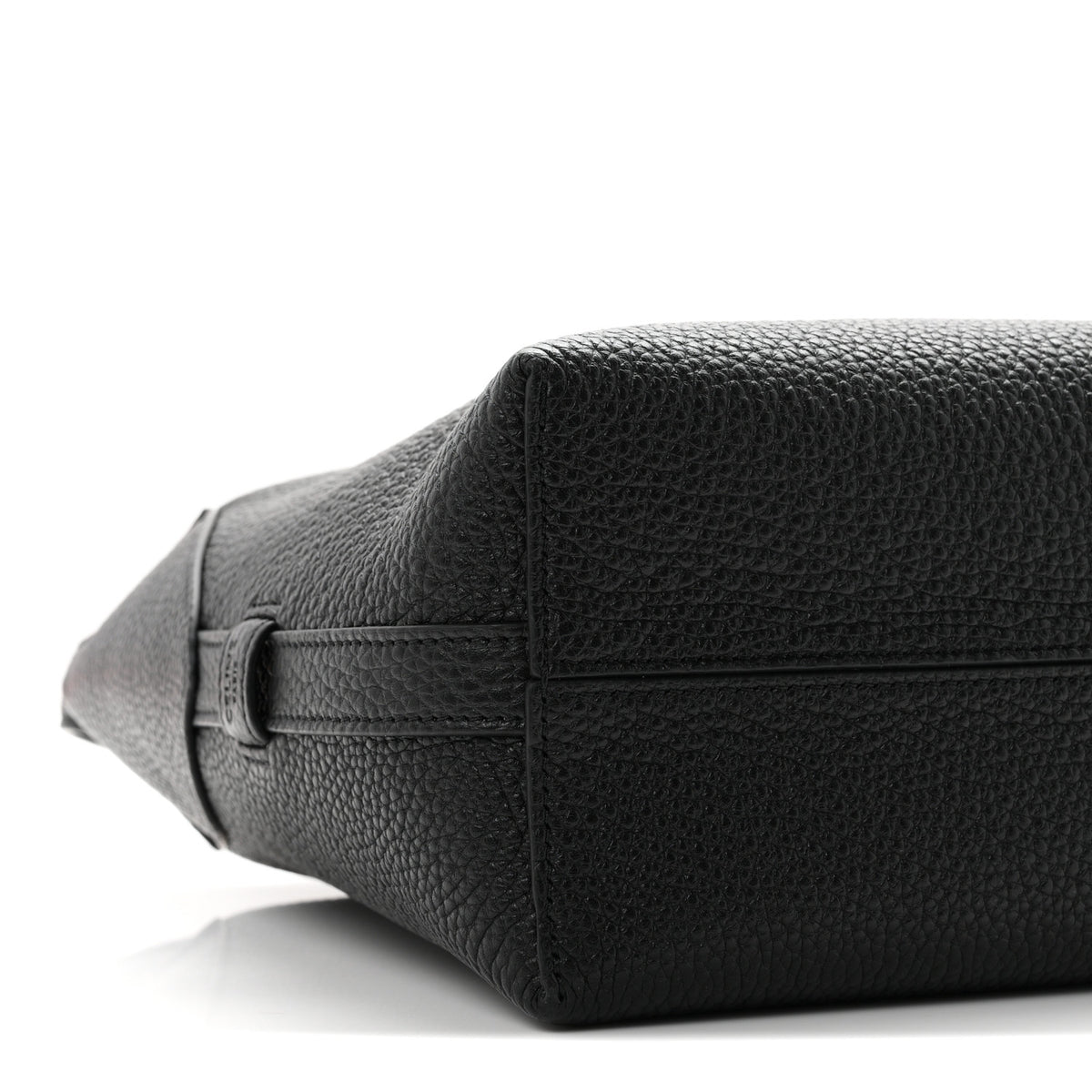 Grained Calfskin Harry Crossbody Bag Black