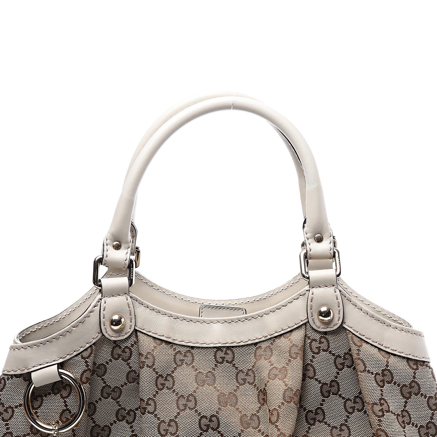 Monogram Medium Sukey Tote Off White