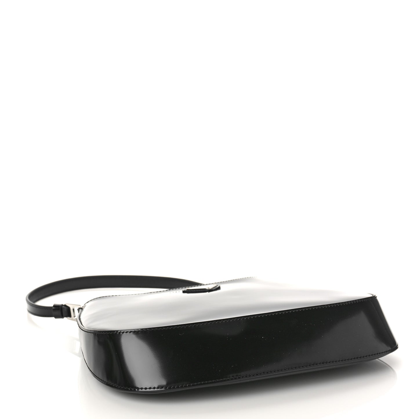 Spazzolato Cleo Shoulder Bag Black