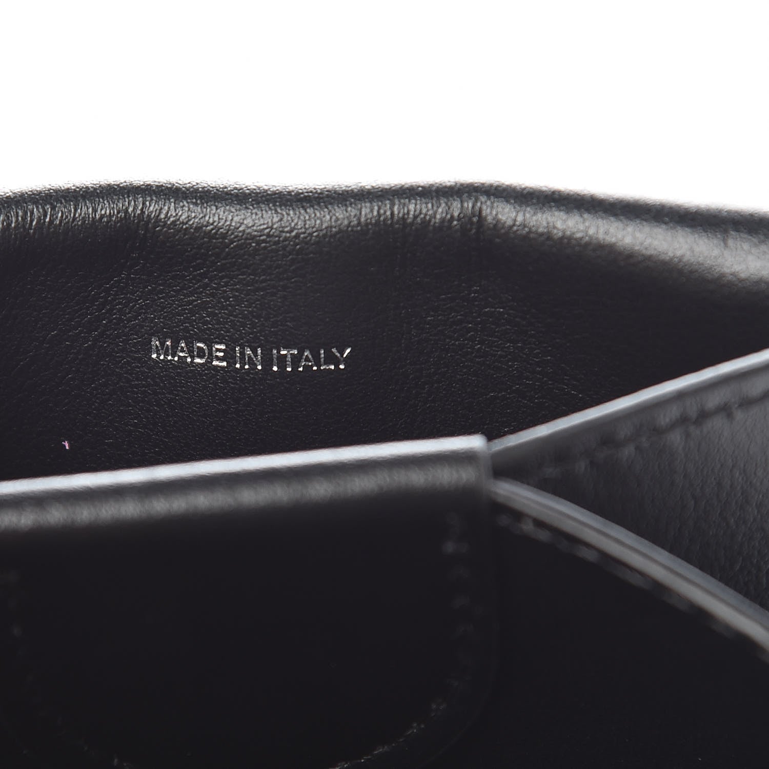 Burberry Calfskin Studded Jessie Chain Card Case Black 8 of 10