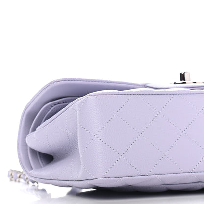 Chanel Caviar Quilted Small Double Flap Light Purple 8 of 9