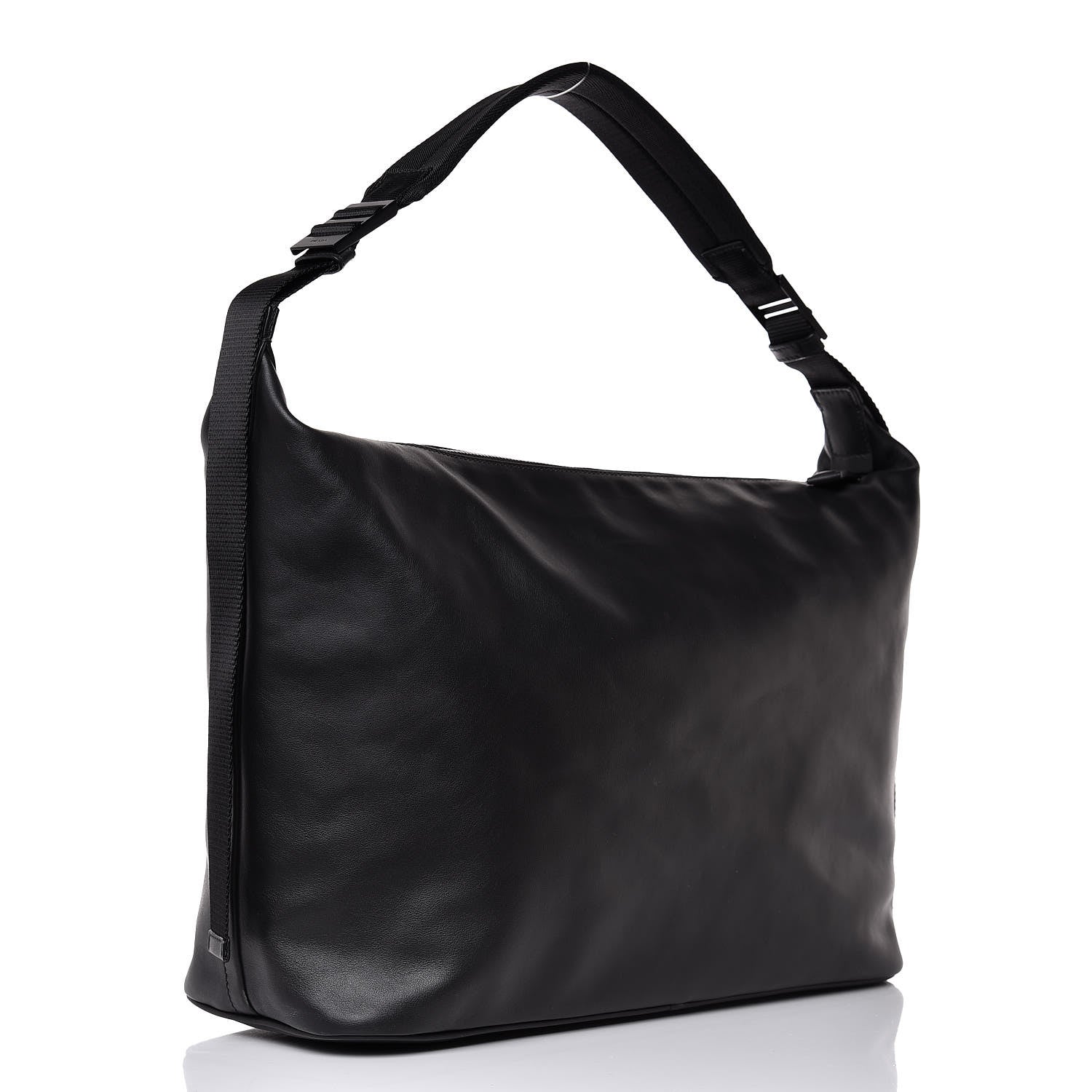 Prada Soft Calf Grace Lux Concept Large Hobo Black 3 of 8