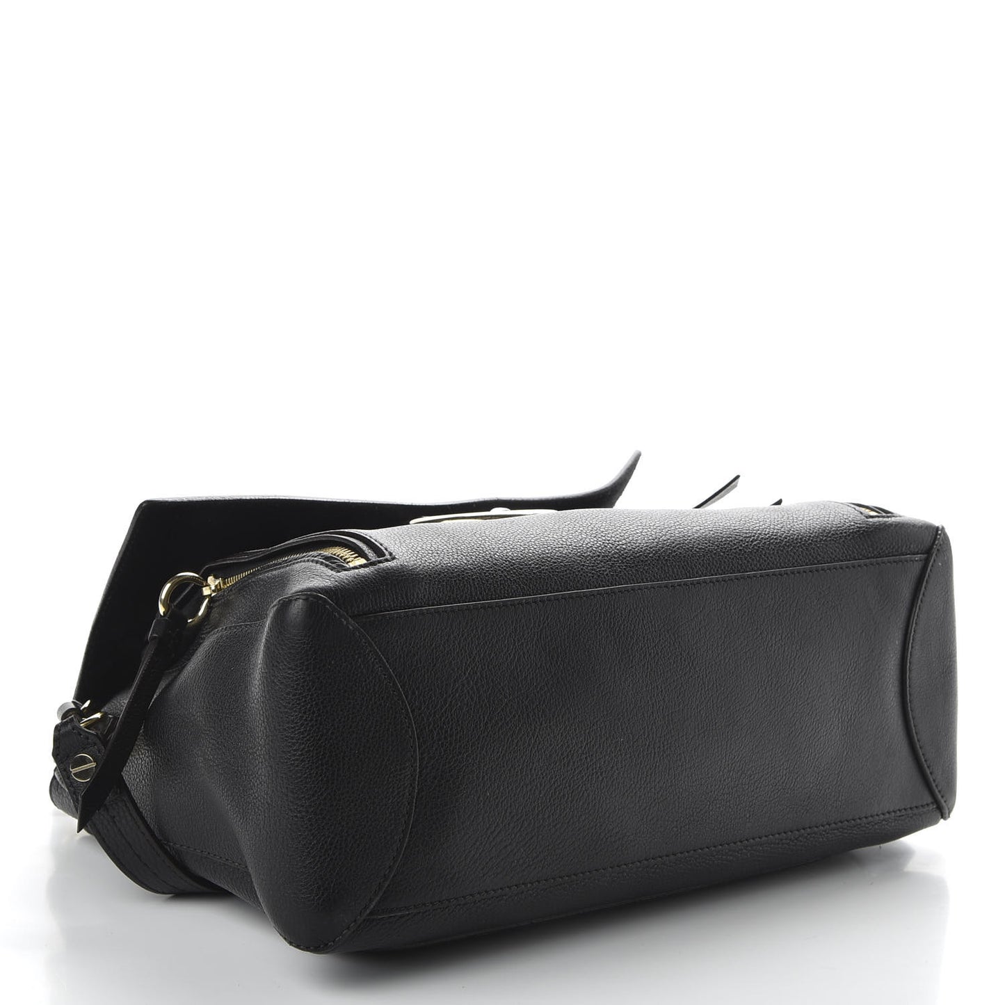 Calfskin Medium Faye Day Shoulder Bag Black