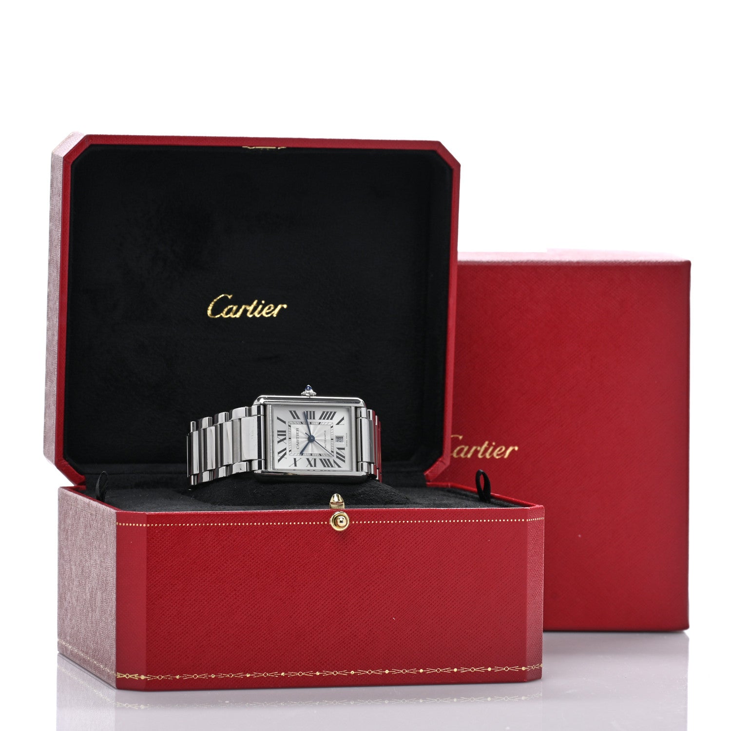 Cartier Stainless Steel 31mm Tank Must Automatic Watch 5 of 5