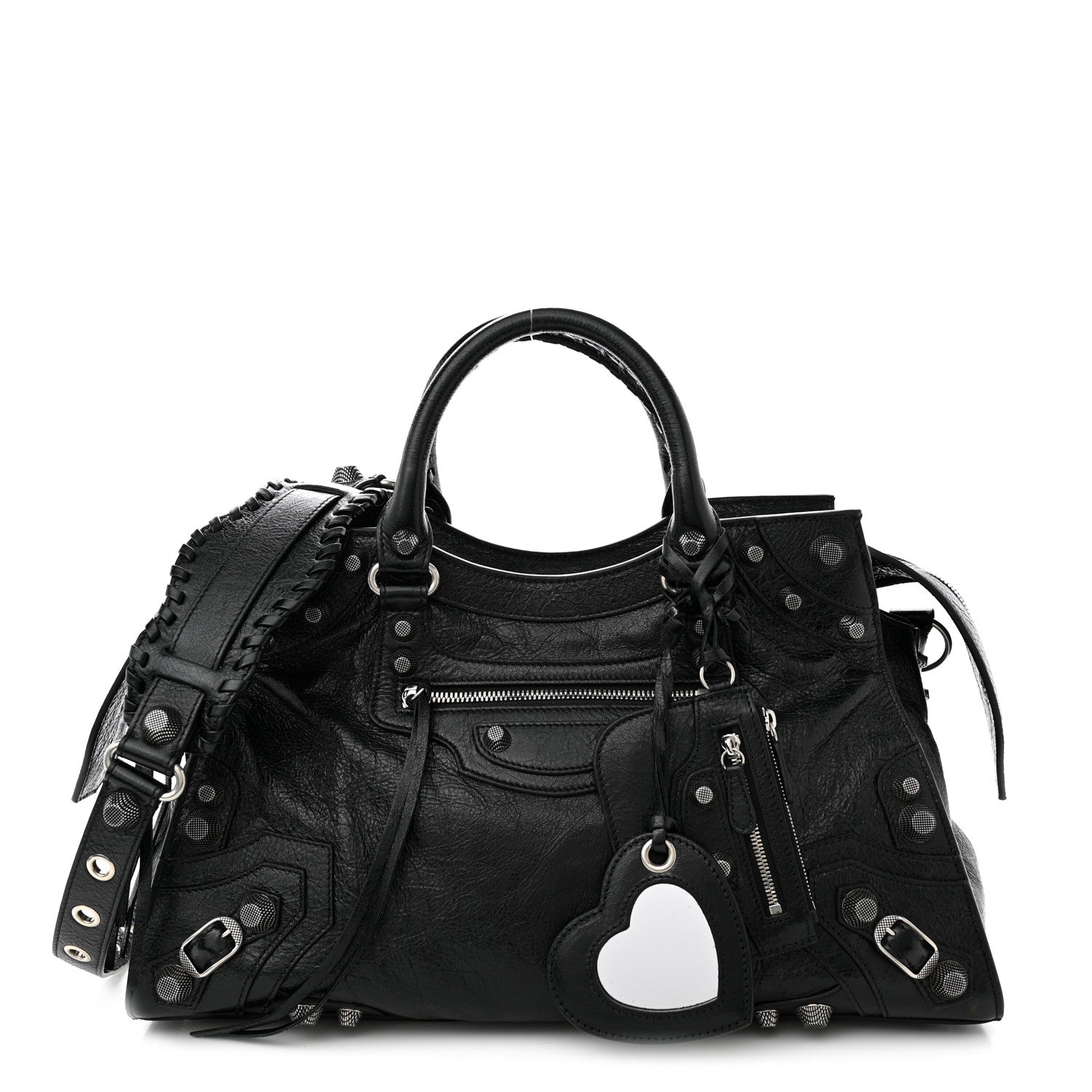 Balenciaga Agneau Arena Neo Cagole City Handbag Black 1 of 10